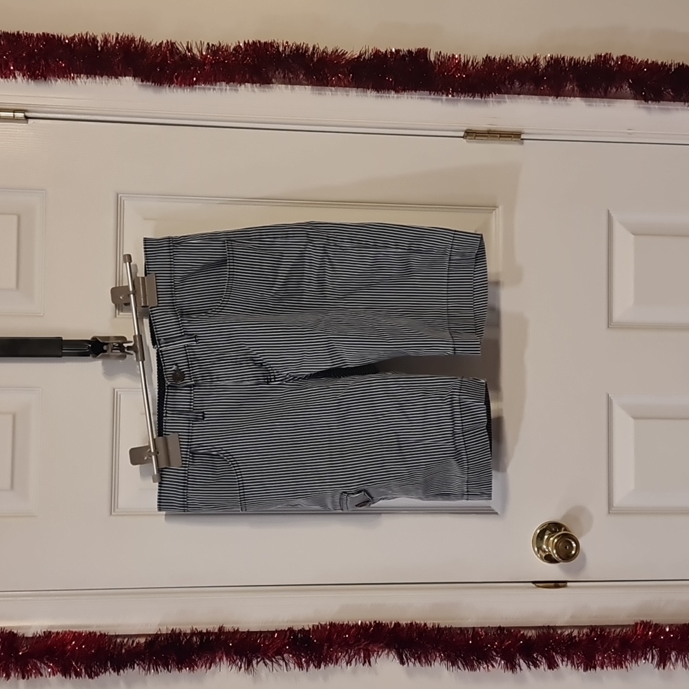 Monotone blue striped shorts 33 waist